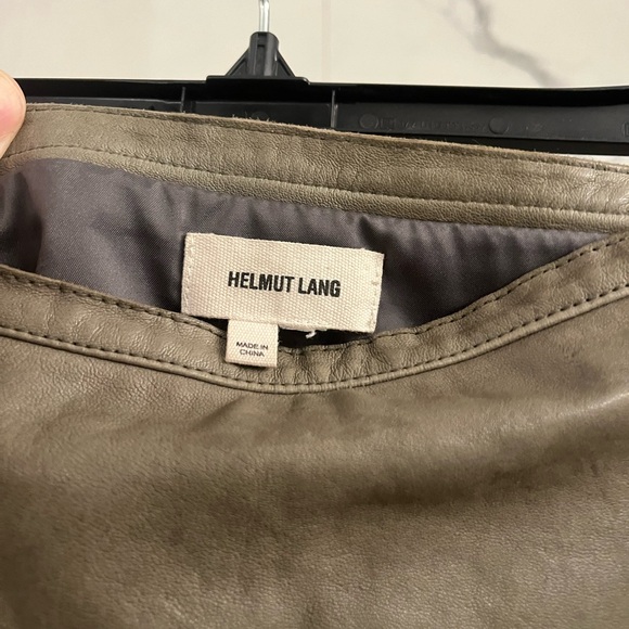 Helmut Lang leather skirt - Picture 3 of 3